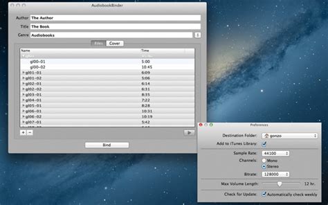 Create Audiobooks (M4B) from MP3 with Chapters and Bookmarks .